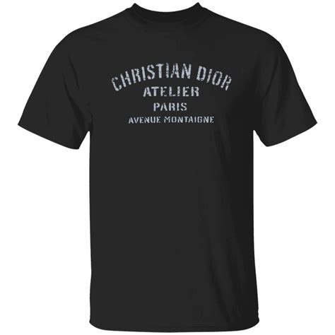 christian dior avenue montaigne t shirt|Christian Dior atelier mens.